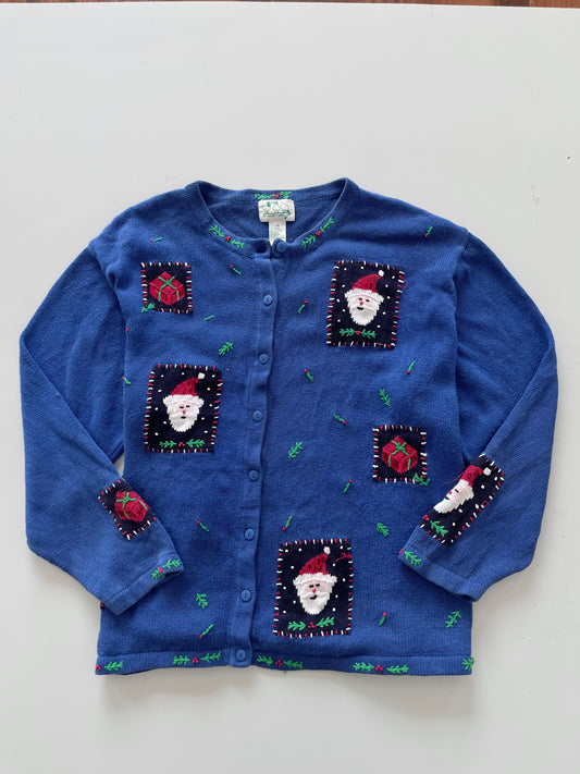 The Quacker Factory Christmas Embroidered Sweater-Bust 62
