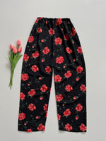 Load image into Gallery viewer, BLACK ROSE PANTS - WAIST 26 TO 30
