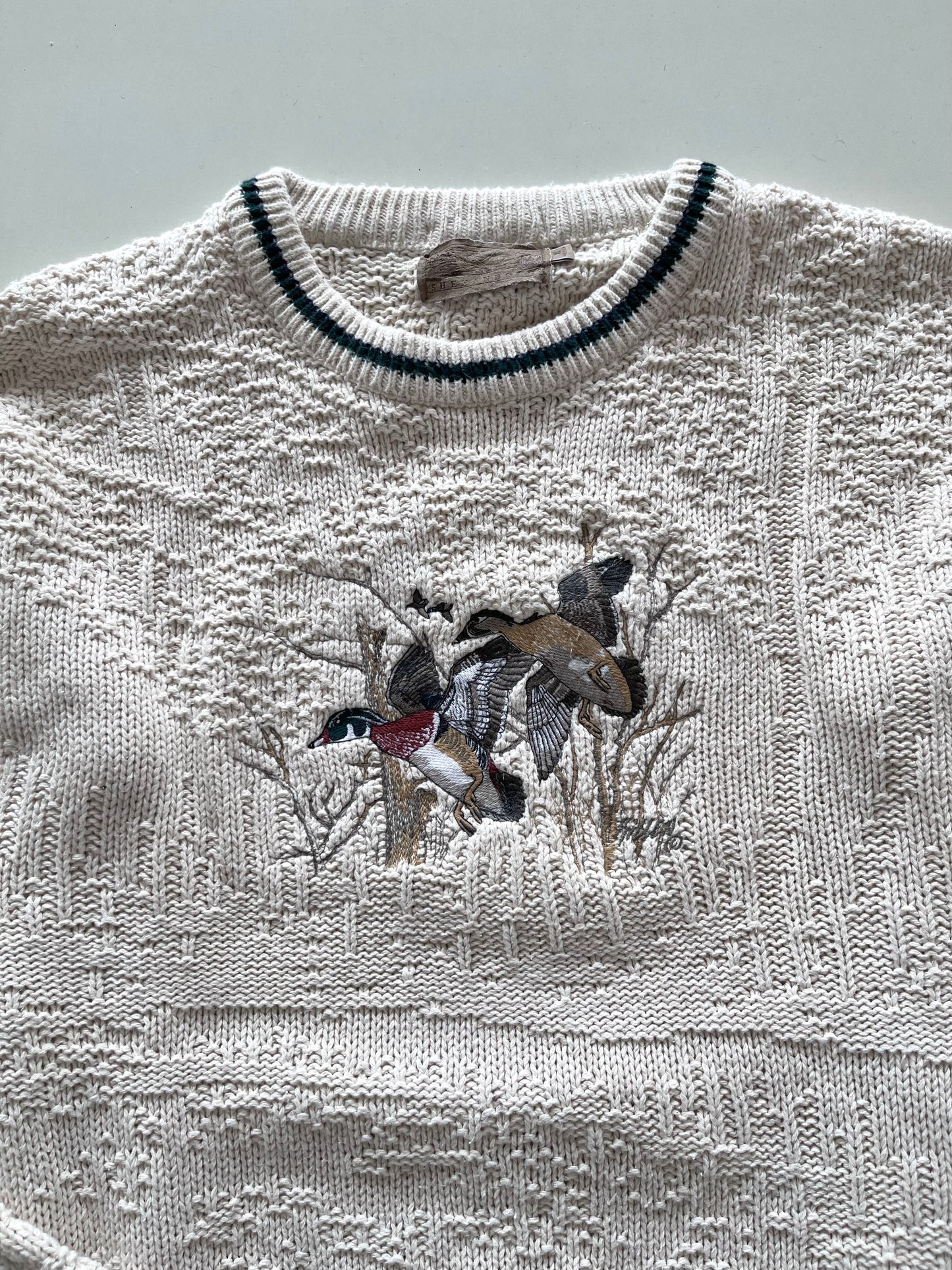 Shenandoah Vintage Embroidered Sweater-Bust 60