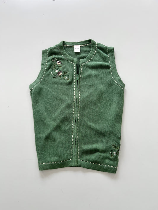 Blair Embroidered Vest Sweater-Bust 46
