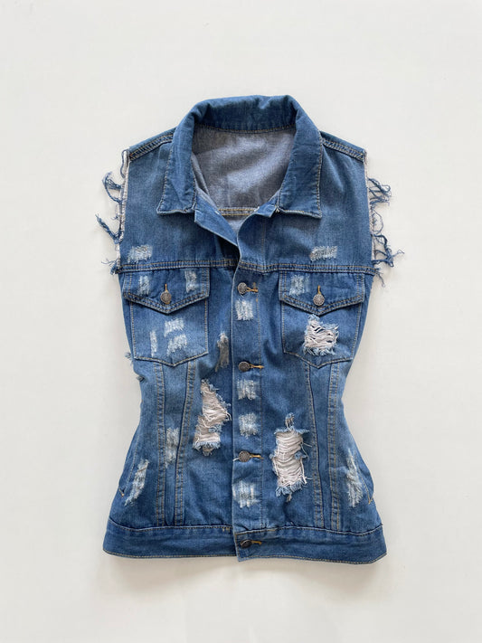 Denim Vest-Chest 44