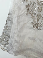 Load image into Gallery viewer, Heavily Embroidered Sheer Top-Bust 40