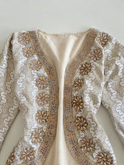 Vintage Embroidered Top-Bust 36