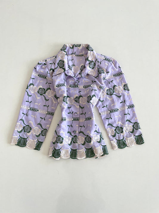 Vintage Embroidered Blazer-Bust 40