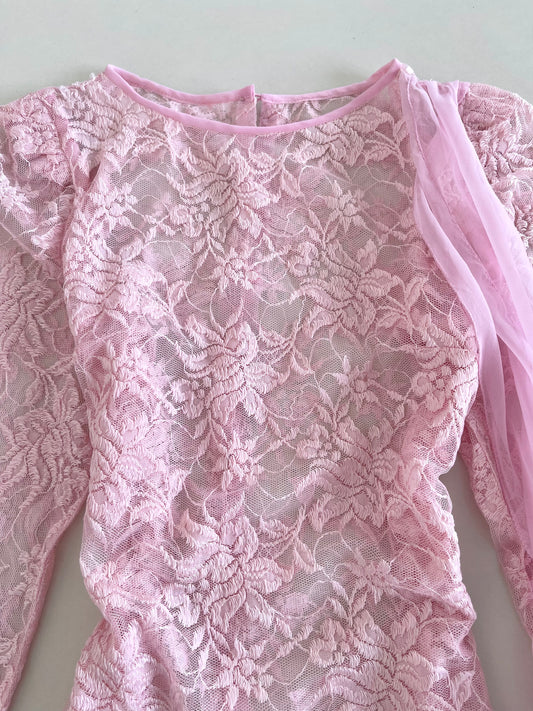 Lace Sheer Top-Bust 42