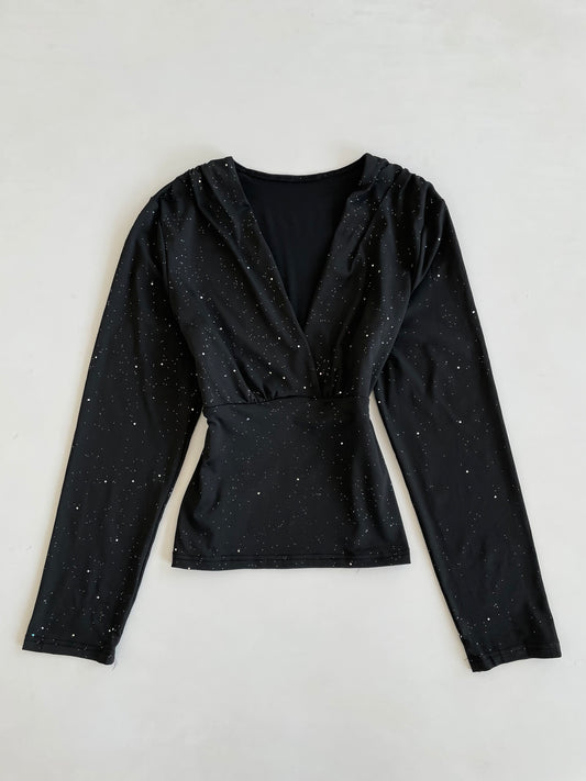 Night Sky Shimmery Top-Bust 40 to 42