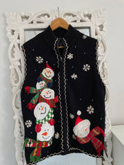 Hampshire Christmas Sweater Vest-Bust 48