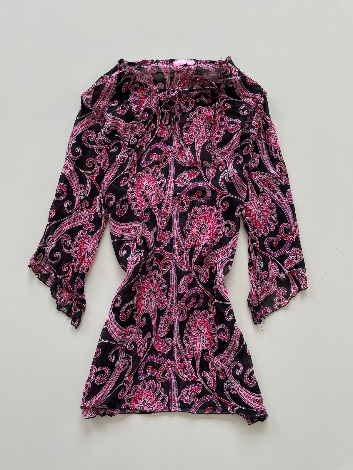 Paisley Vintage Sheer Top-Bust 38