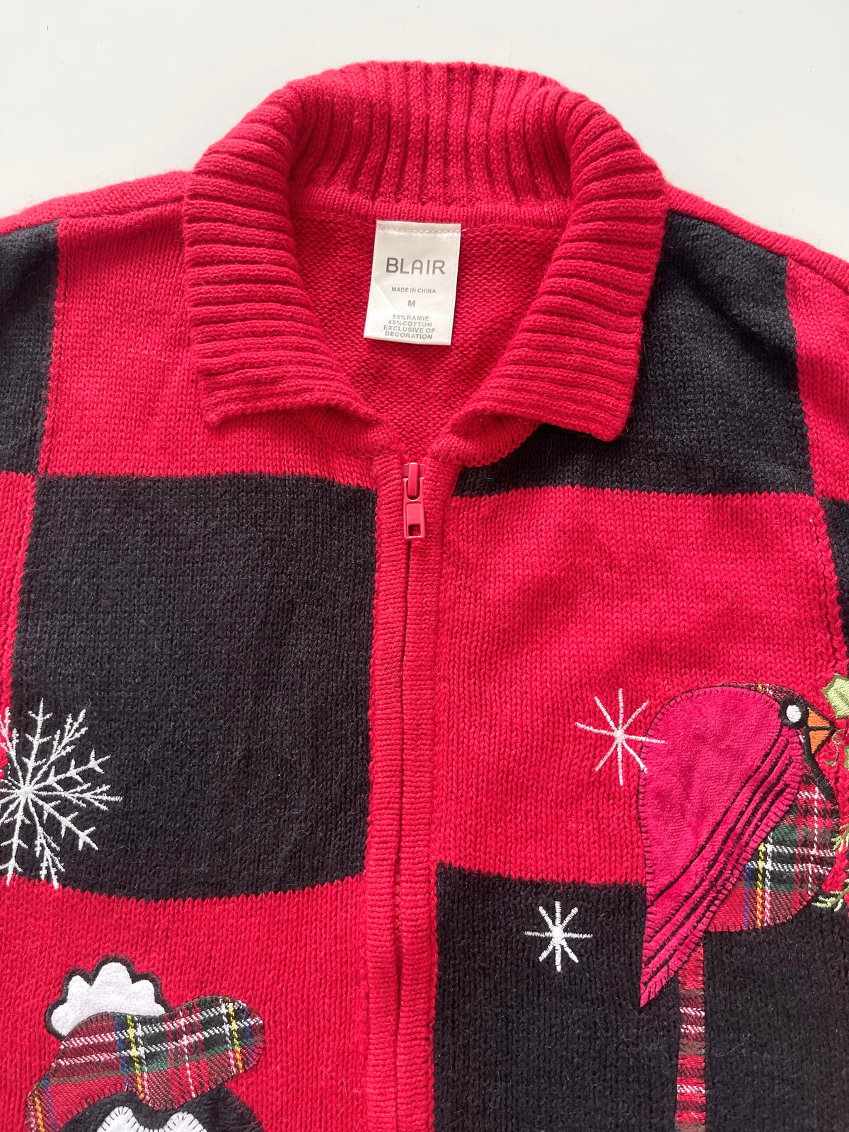 Blair Embroidered Christmas Vest Sweater-Bust 44