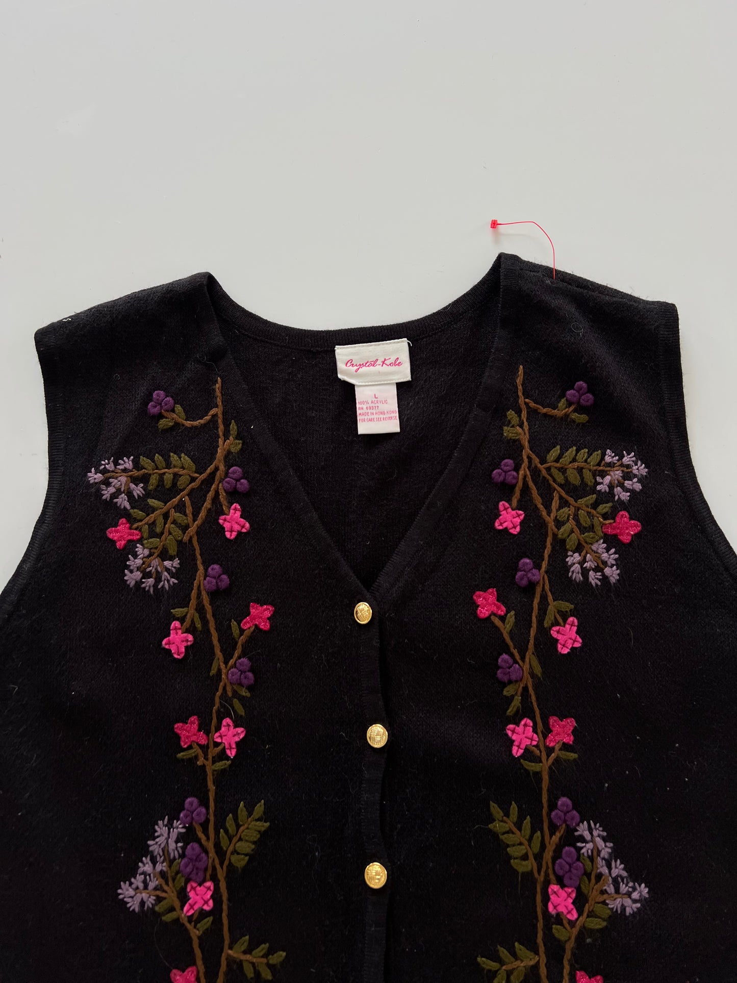 Crystal Kobe Embroidered Sweater-Bust 44