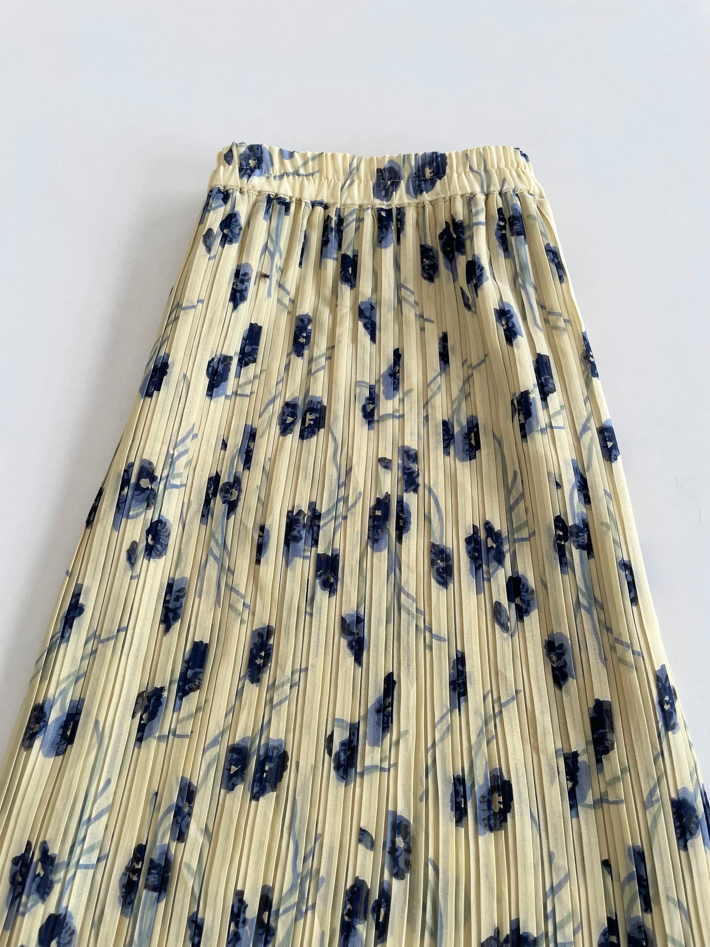 Pleated Sheer Skirt-Waist 30 to 34