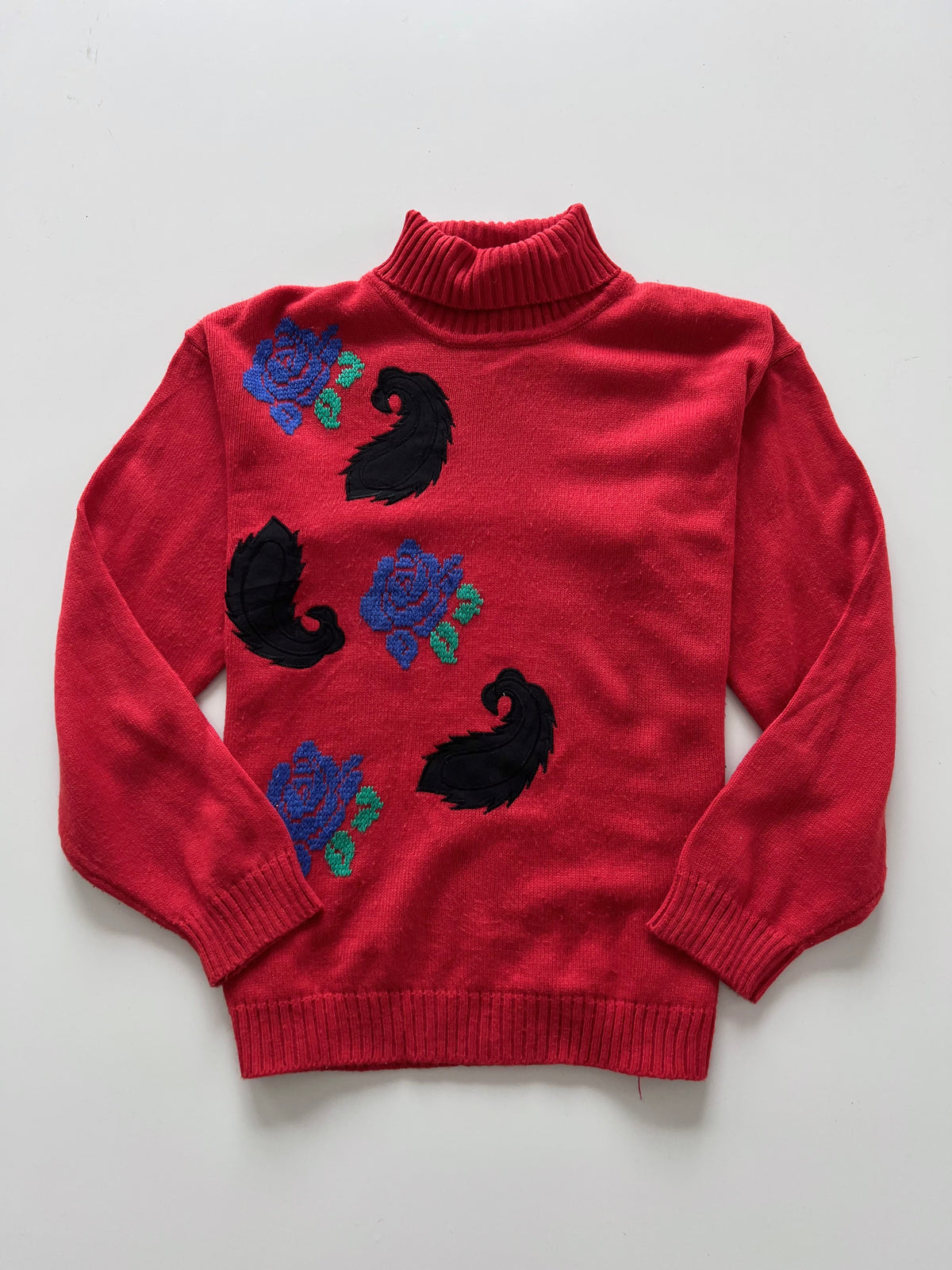 White Stag Embroidered Sweater-Bust 42