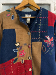 Koret City Blues Embroidered Sweater-Bust 42