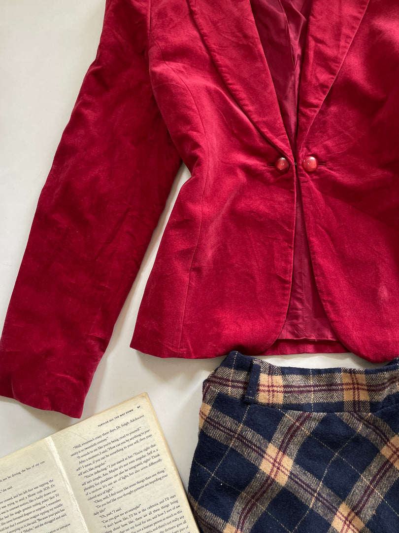 Amanda Smith Suede Blazer-Bust 42