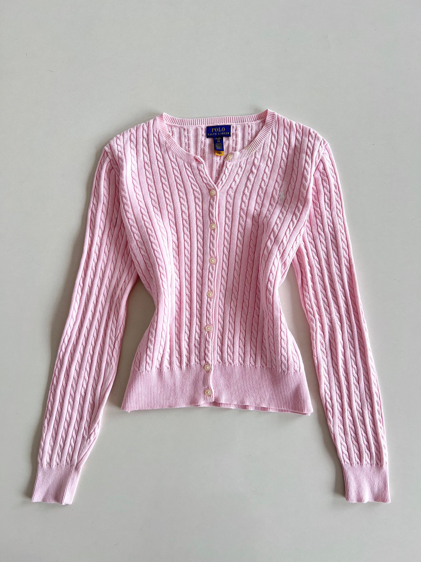Ralph Lauren 100%Cotton Vintage Cardigan-Bust 40