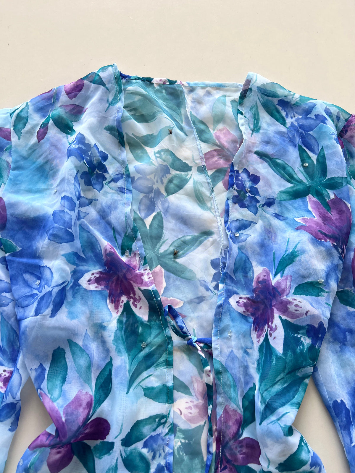 Floral Sheer Shrug-Bust 46