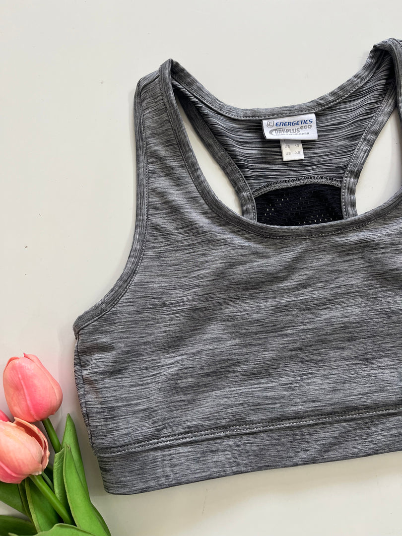 GREY SPORTS BRA - BUST 30 TO 32