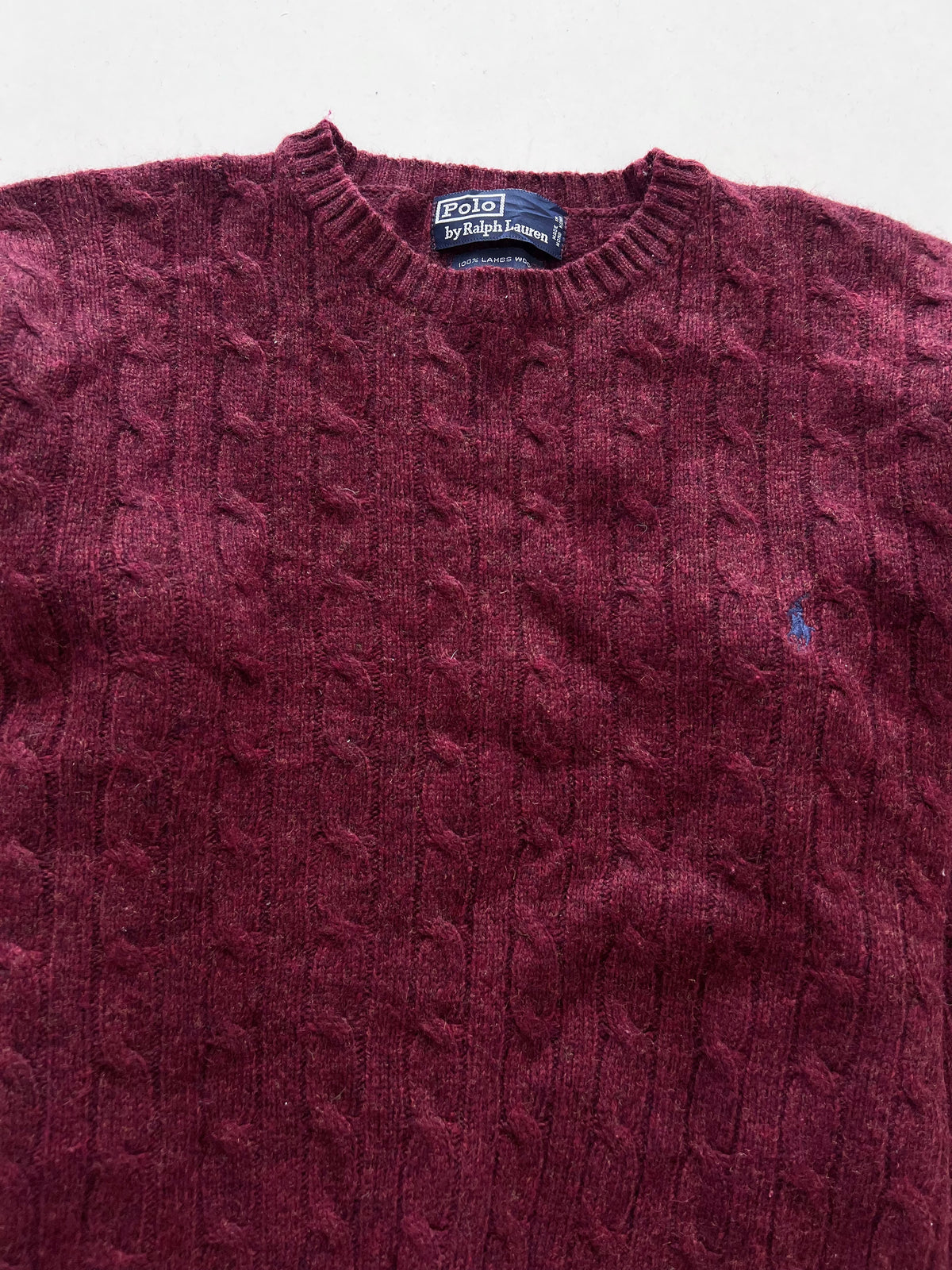 Ralph Lauren 100% Lambs Wool Vintage Sweater-Bust 46