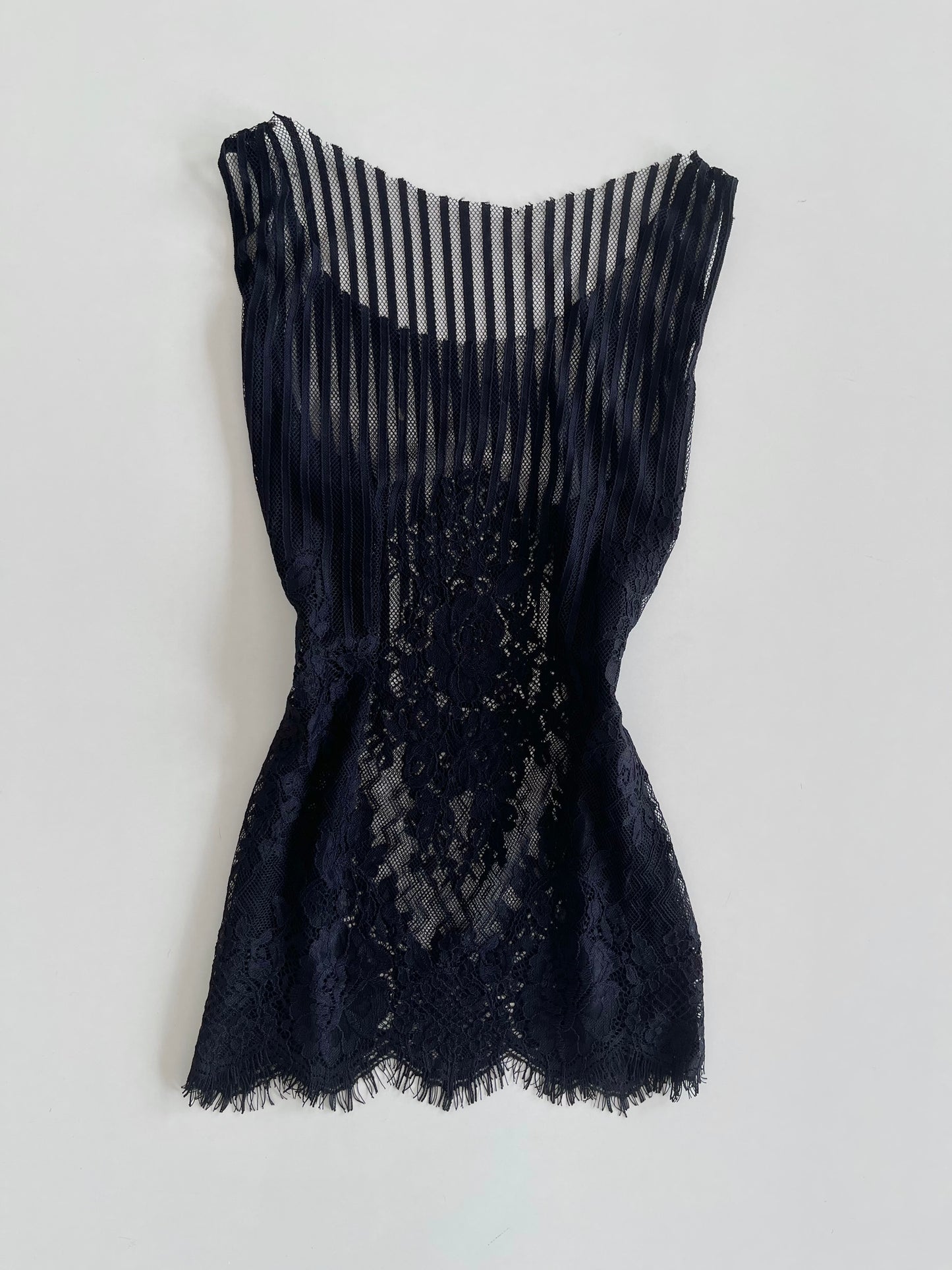 Vintage Sheer Top-Bust  42 to 44