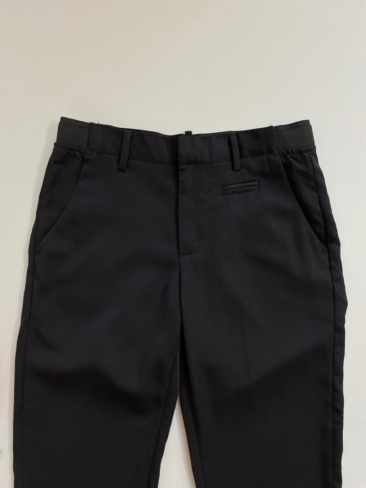 SOLID BLACK PANTS - WAIST 30