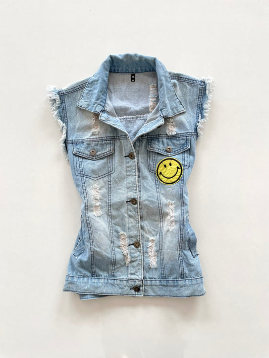 Denim Vest-Chest 36