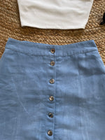 Load image into Gallery viewer, HM SUEDE SKIRT - WAIST 24
