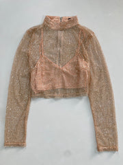 Misguided Shimmer Top-Bust 36