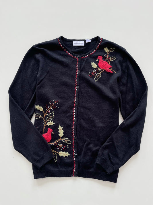 Alfred Dunner Vintage  Embroidered Sweater-Bust 46