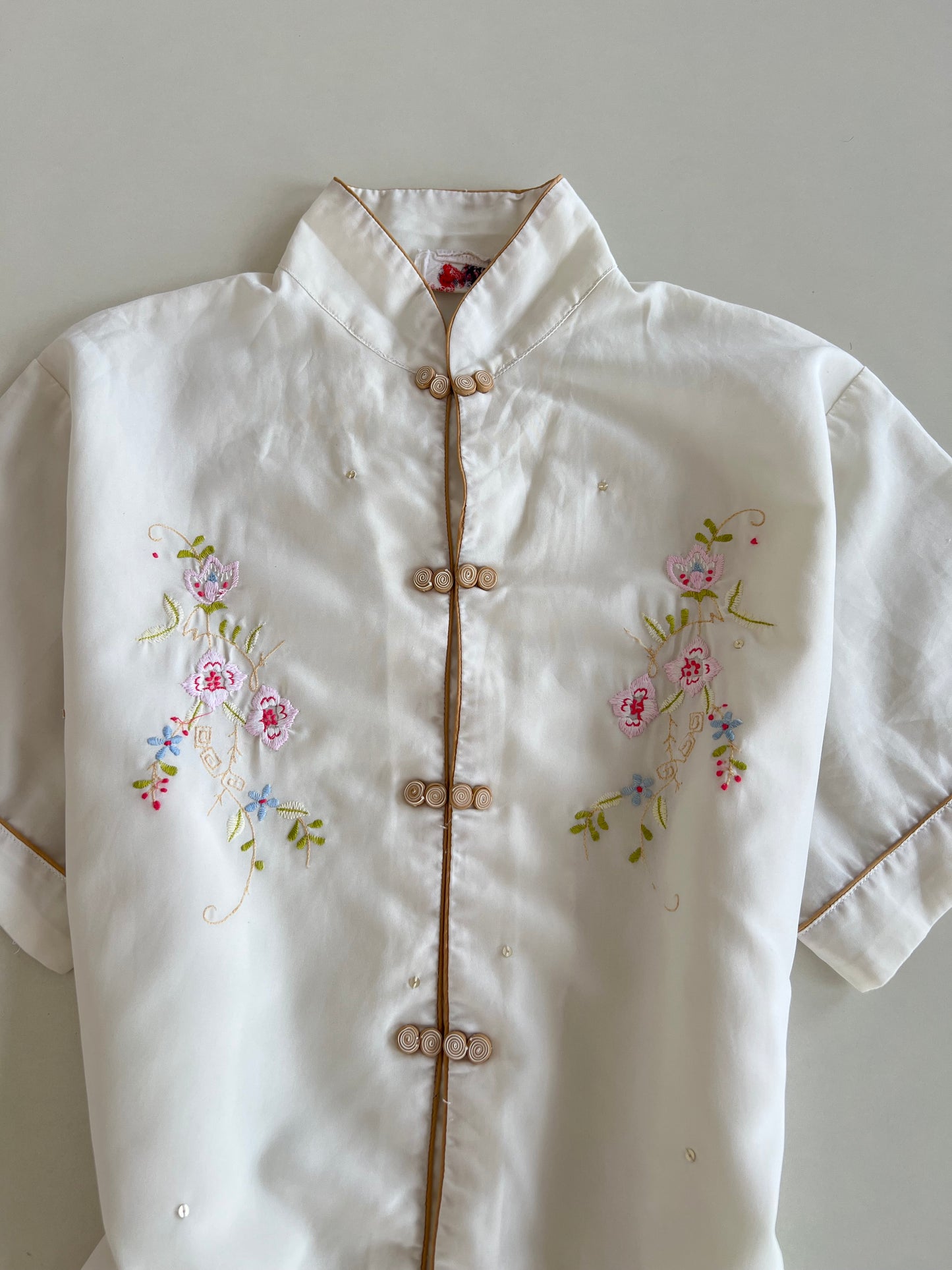 Chinese Embroidered Top-Bust 42
