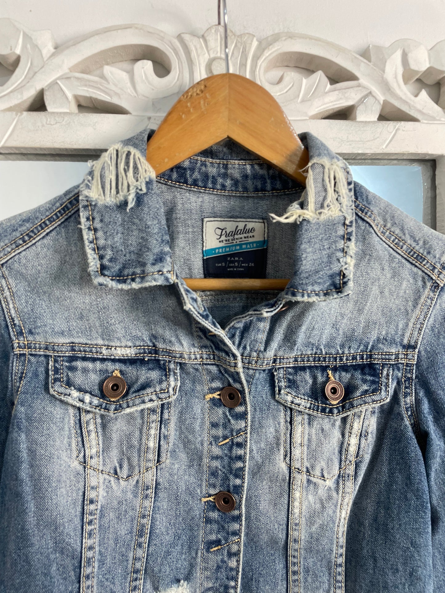 Zara Denim Jacket-Chest 32