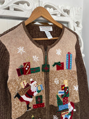 Heirloom Collectibles Embroidered Christmas Sweater-Bust 42