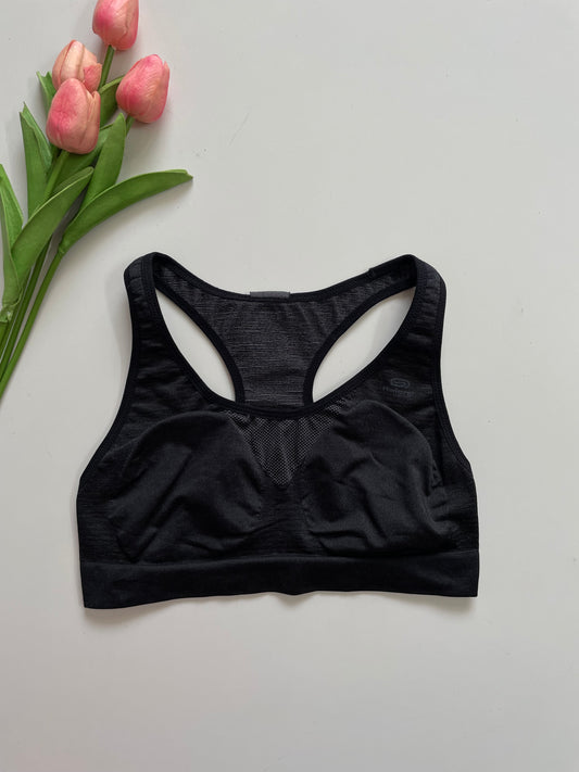 CHARCOAL SPORTS BRA - BUST 28 TO 30