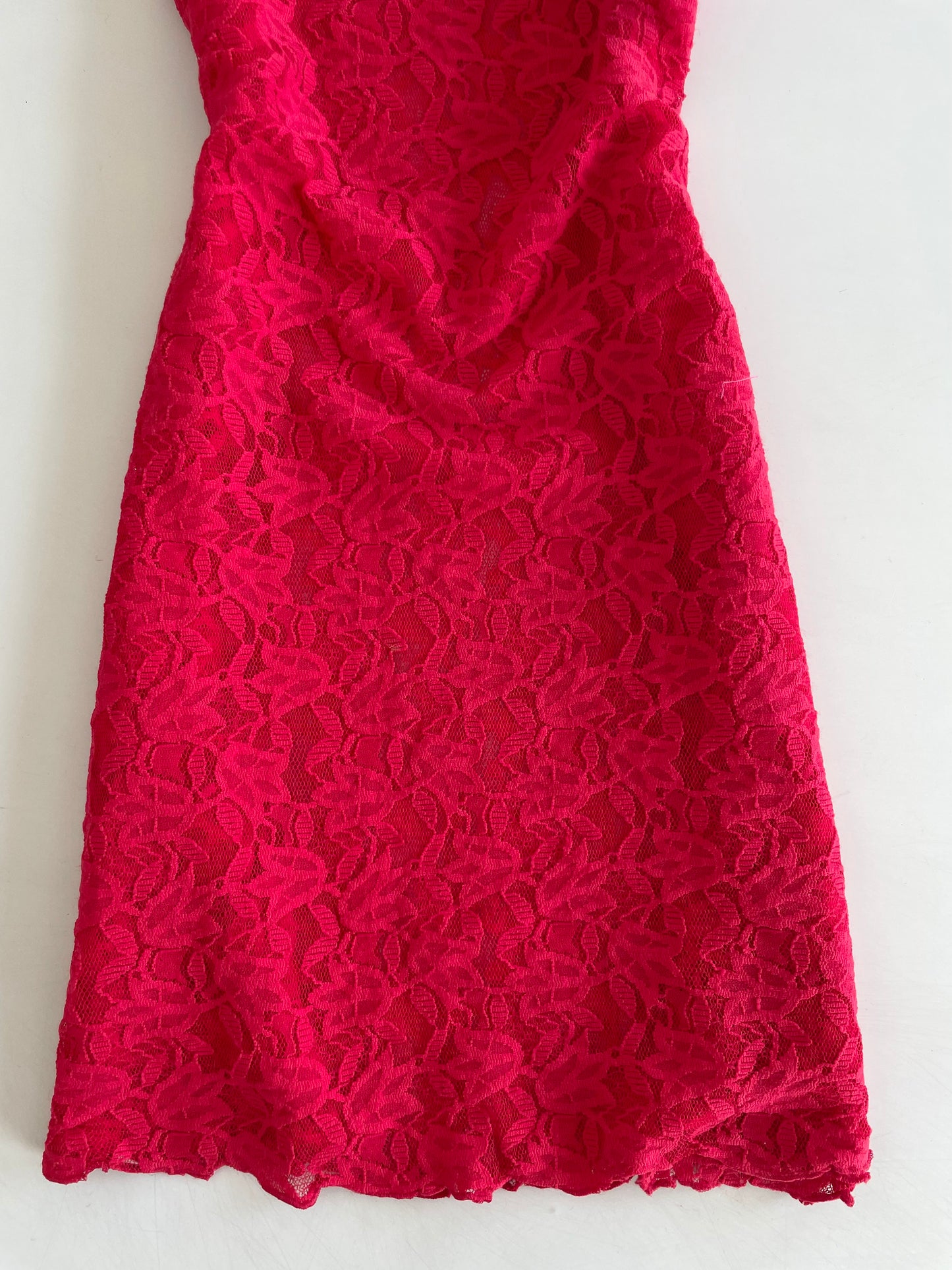 Lacy Sheer Slip Dress-Bust 30 to 32