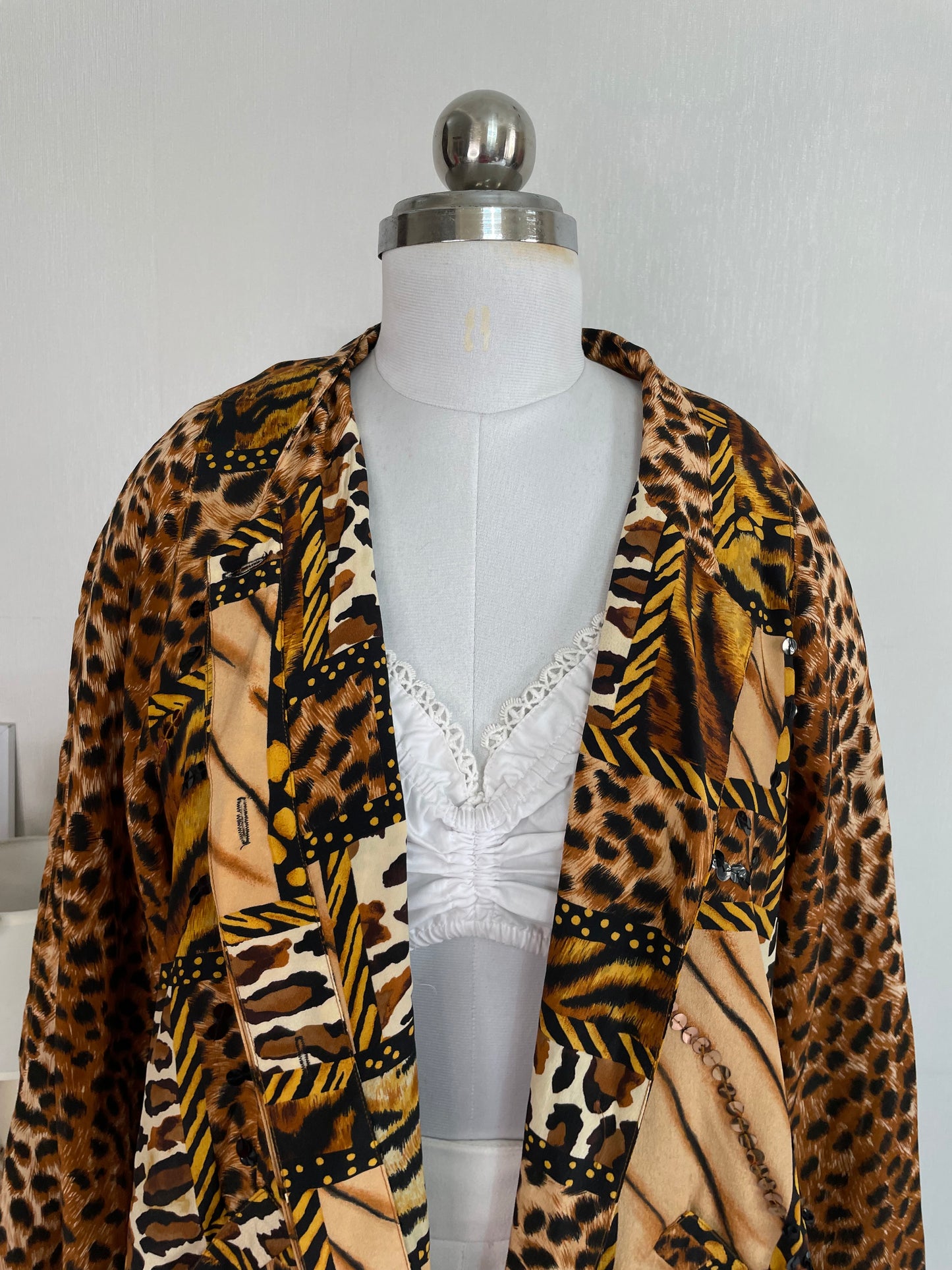 DIANE GILMAN GILMAN 100% SILK BLAZER - BUST 50