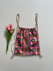 BOHO PRINTED BACKPACK