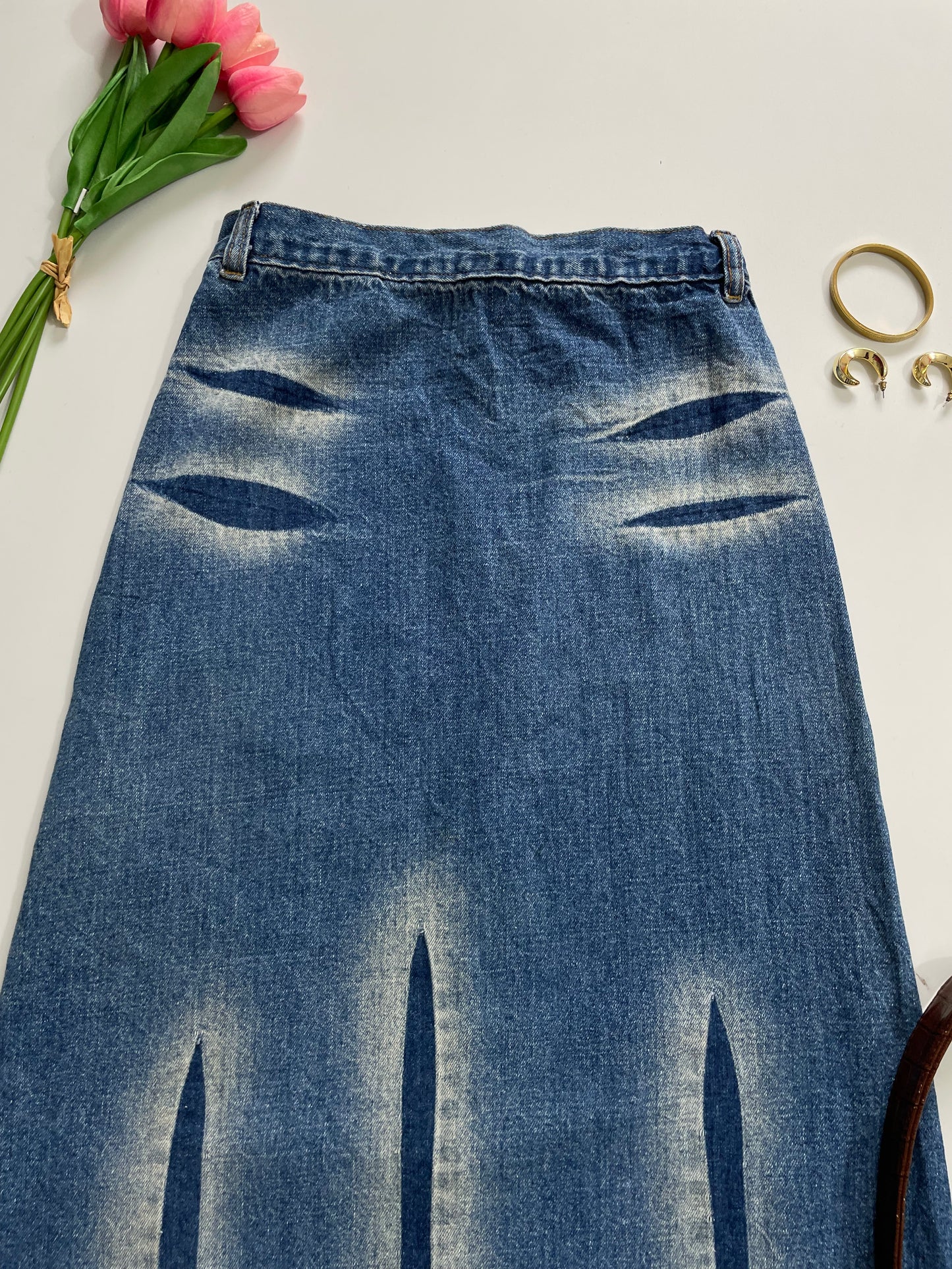 Denim Skirt-Waist 32 to 26