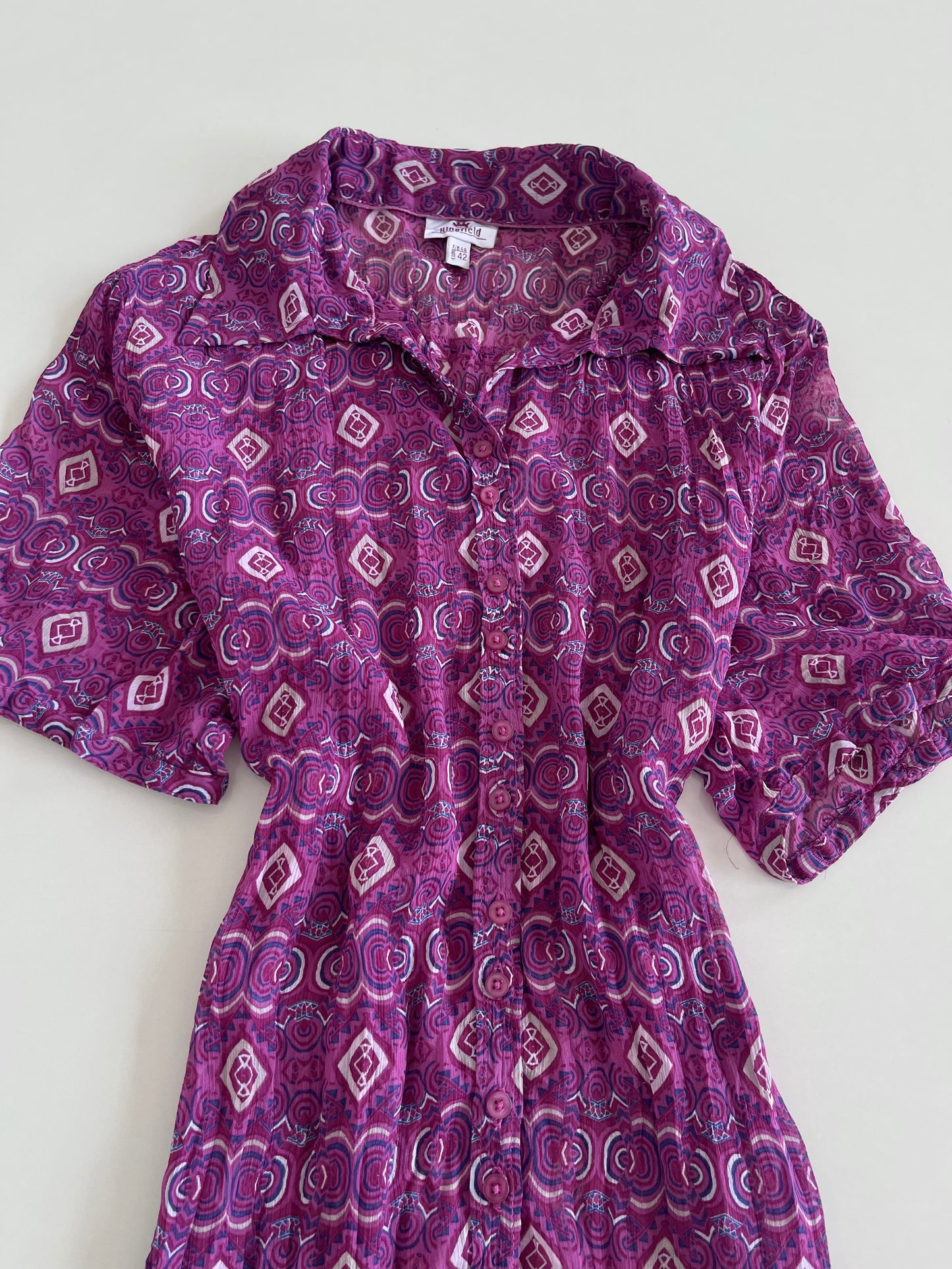 Kingfield Sheer Top-Bust 46 to 48