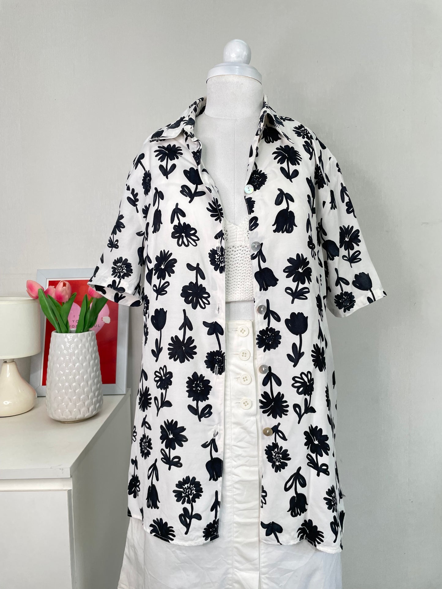 Flowerbed Shirt-Chest 40