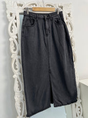 Denim Long Skirt-Waist 26