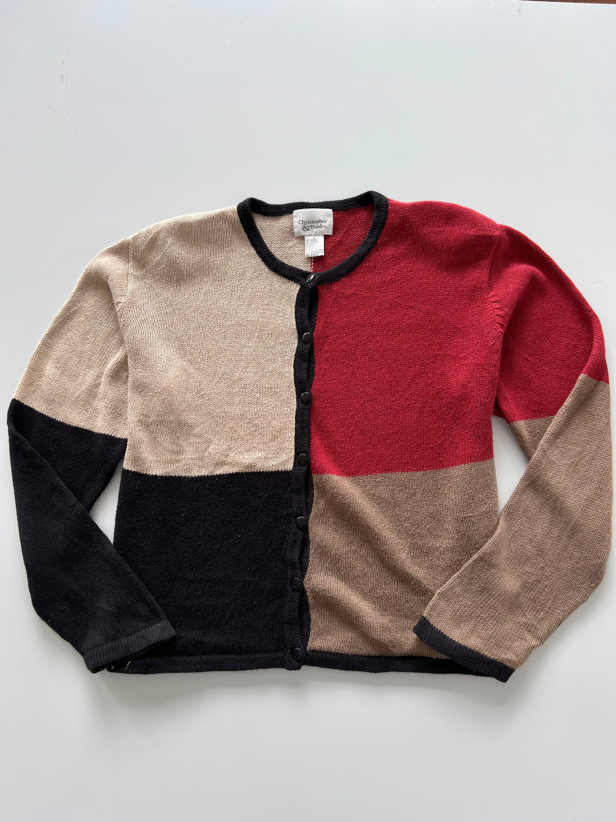 Christopher&Banks Embroidered Sweater-Bust 48