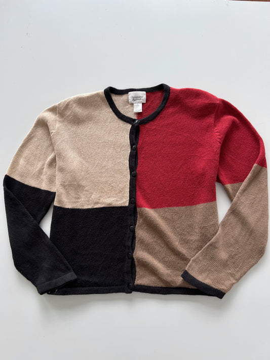 Christopher&Banks Embroidered Sweater-Bust 48