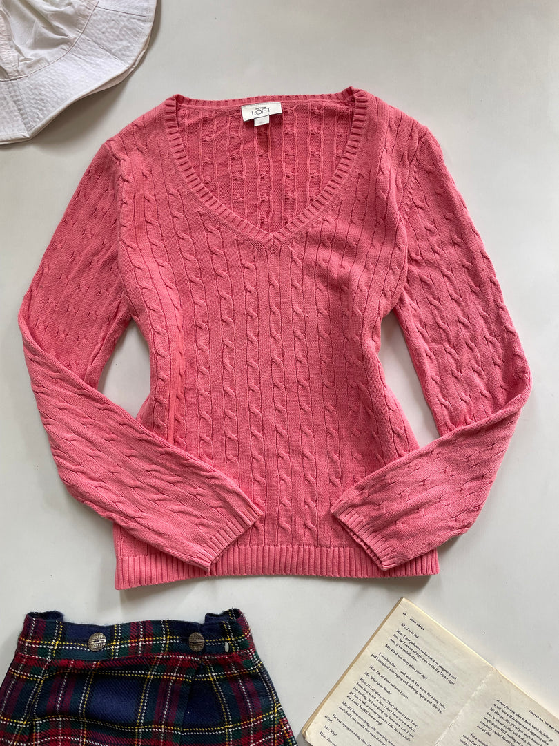 Ann Taylor Vintage Cable Knit Sweater-Chest 38 to 40