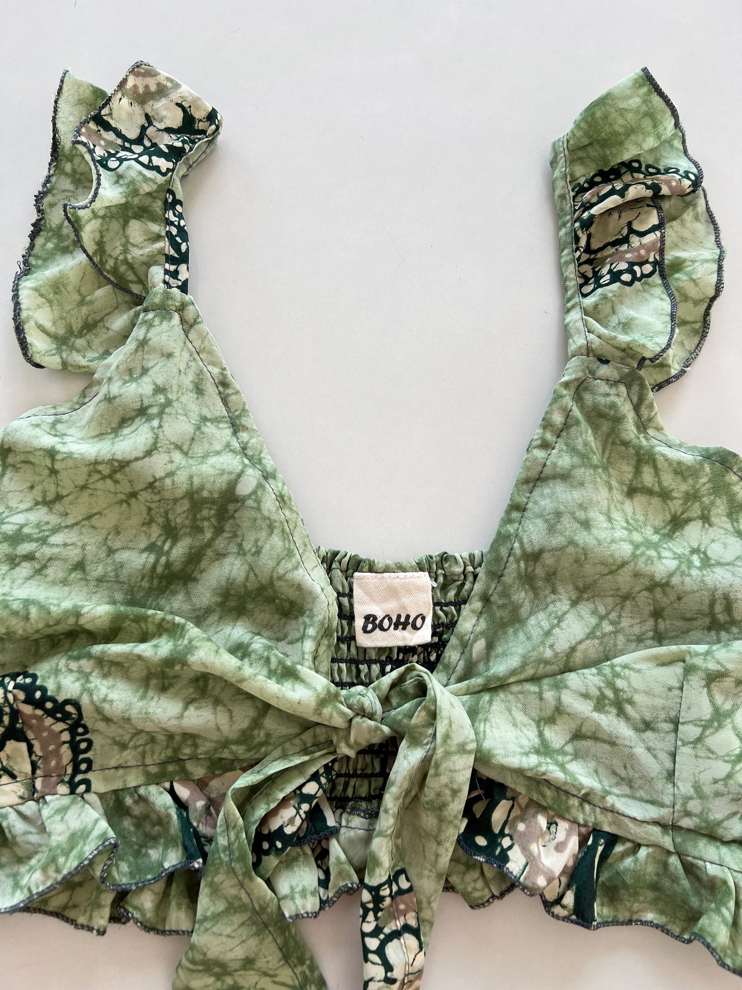 Boho 70% Silk Top-Bust 36 to 38