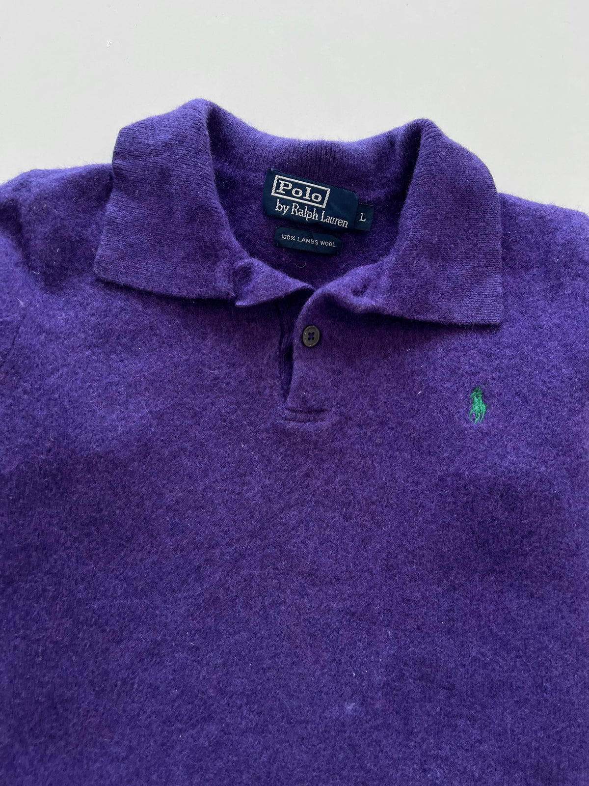 Ralph Lauren 100% Lambswool Vintage Sweater-Bust 34