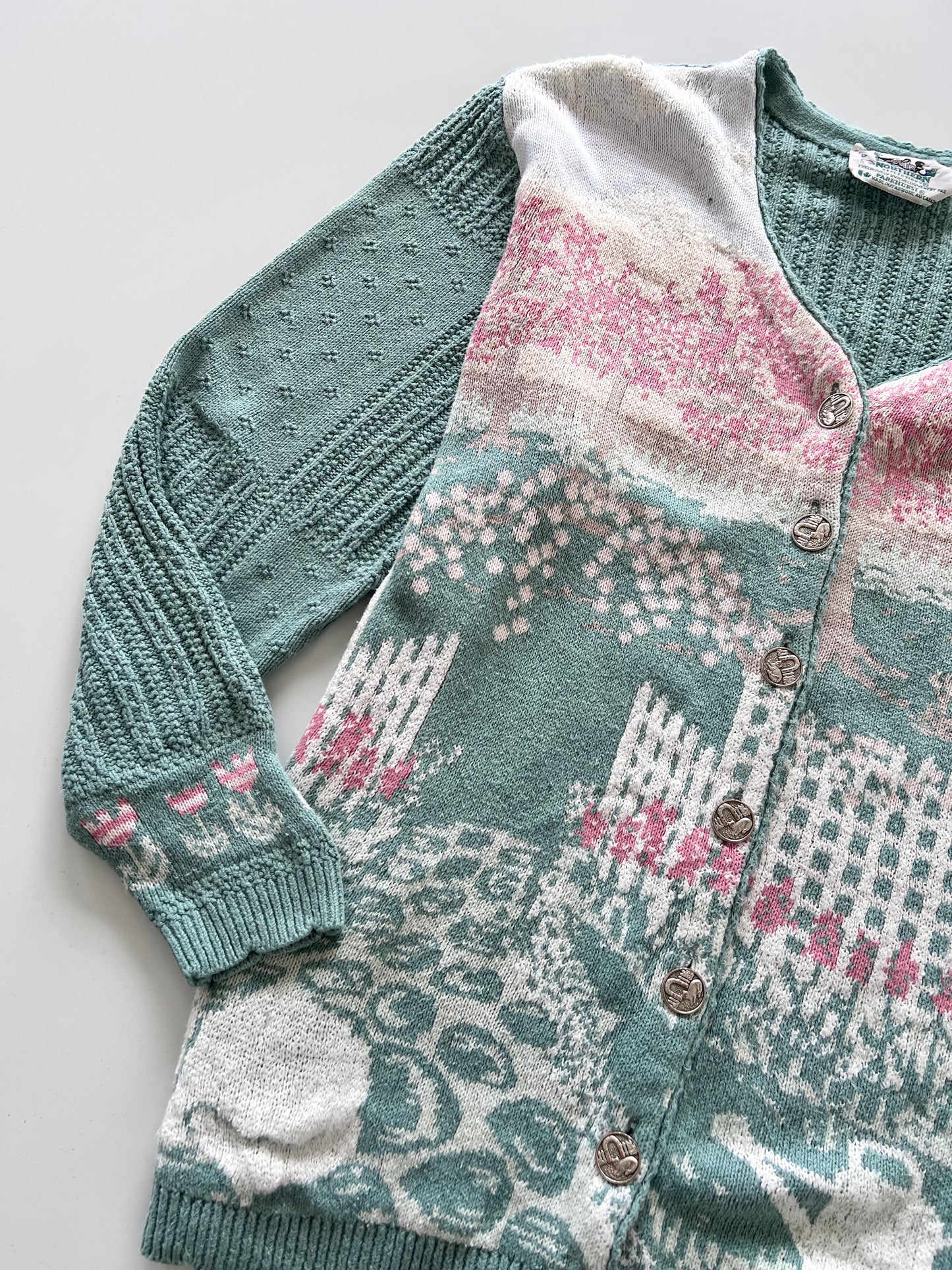 Northern Reflections Landscape Embroidered Sweater-Bust 44