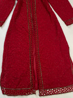 Load image into Gallery viewer, Heavily Hand Embroidered Dress/Shrug-Bust 46