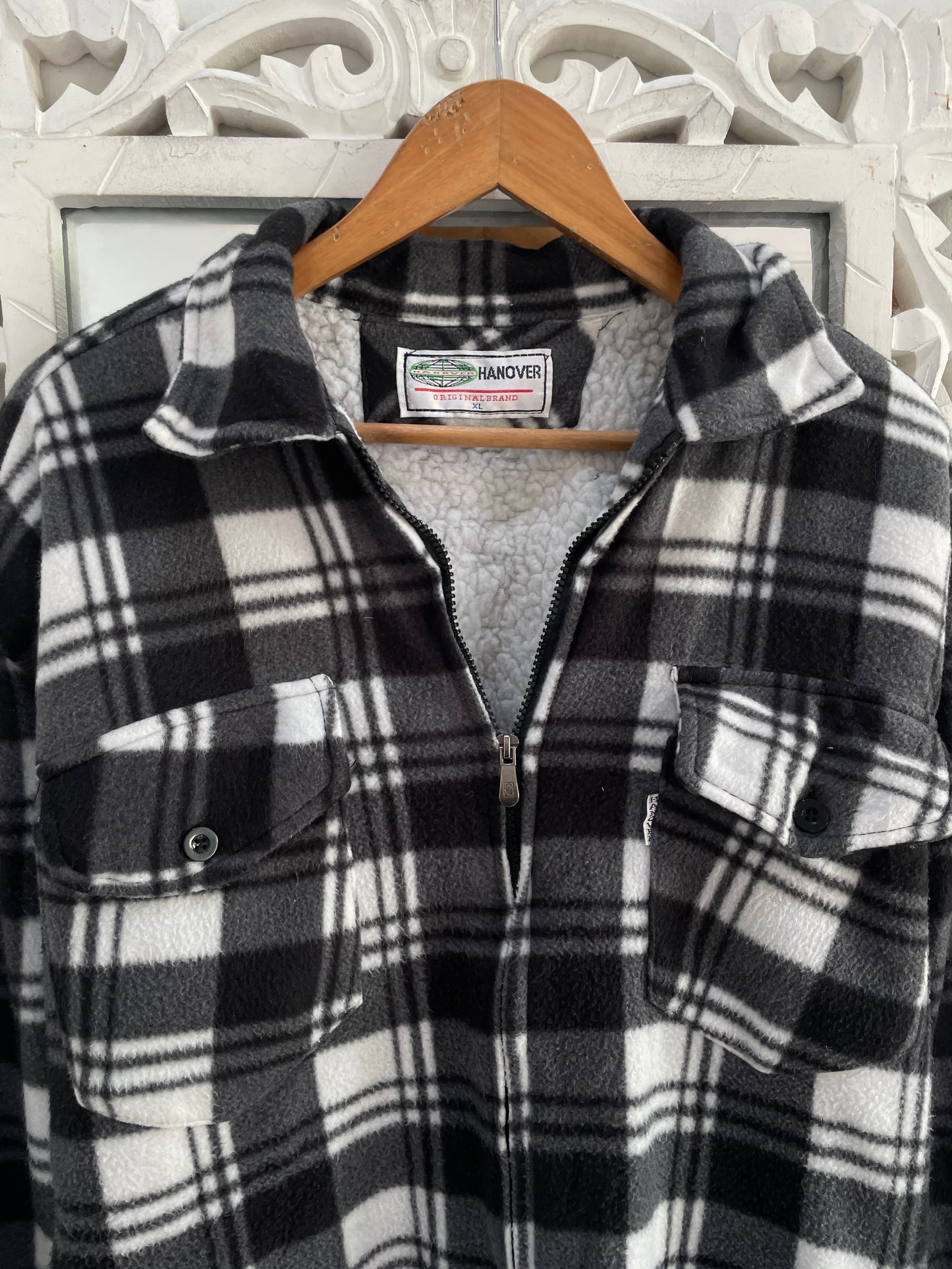 Fleece Lined Super Thick Shacket-Chest 46
