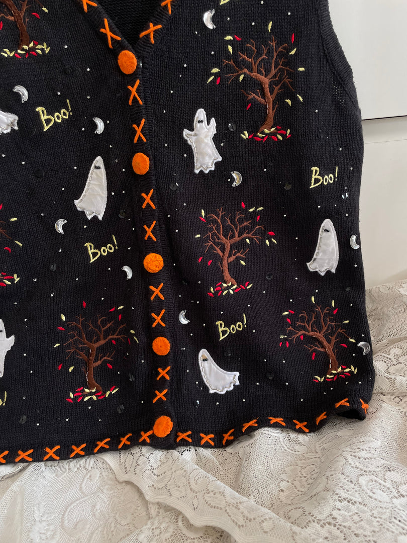 Vintage Christmas Sweater Vest-Bust 46