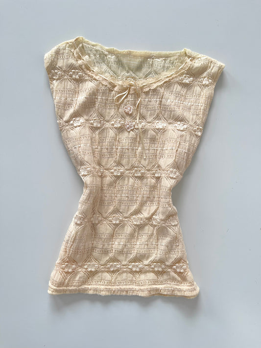 Creamy Lace Top-Bust 40 to 42
