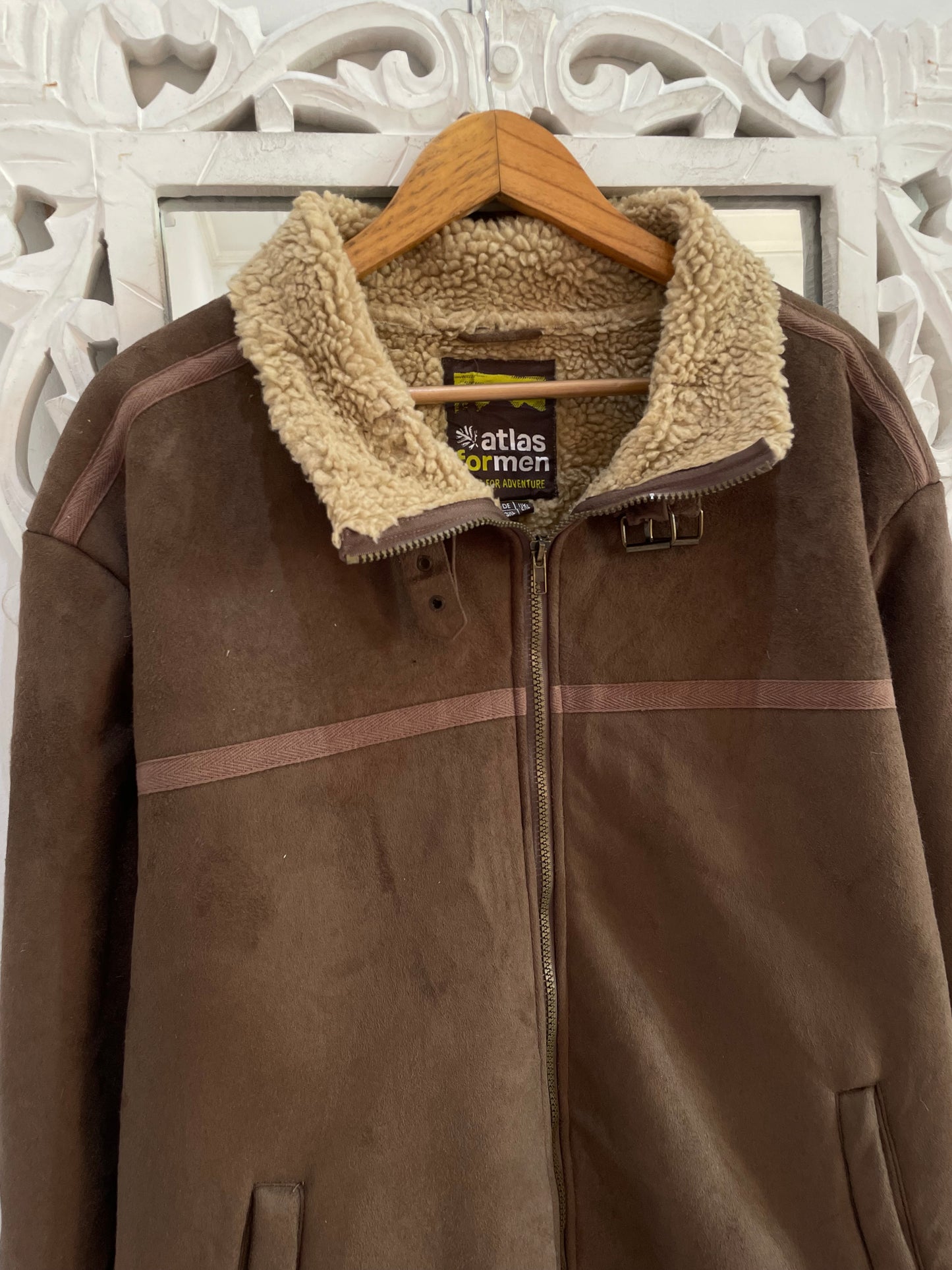Fur Lined Thick Sherpa Jacket-Bust 54